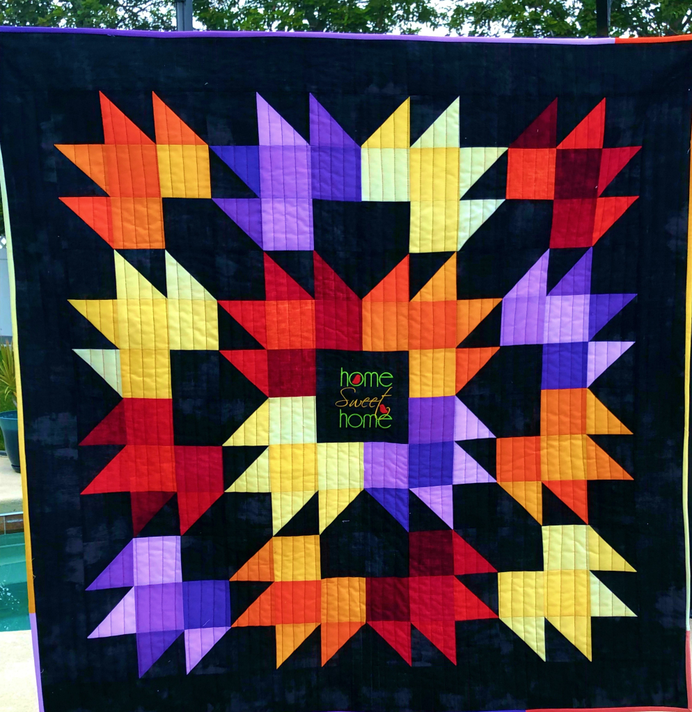 ombre fabric maple quilt