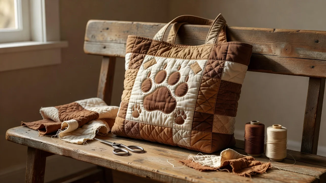 Bear Paw Tote Bag