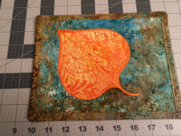 mug rug leaf 4