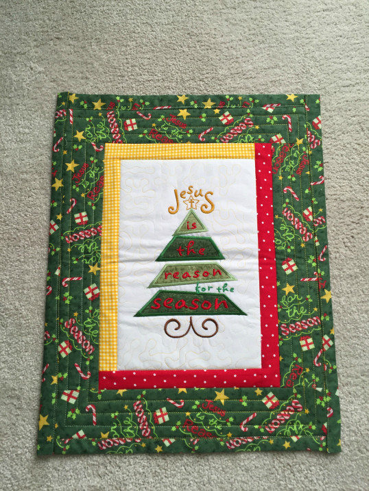 Christmas mini embroidery
