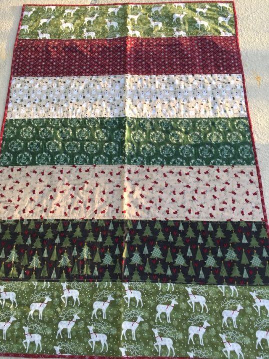 rustic christmas quilt