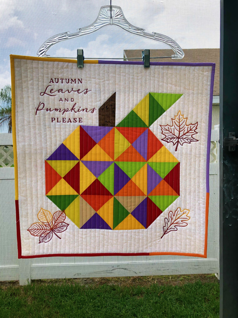 Pumpkin Mini Quilt