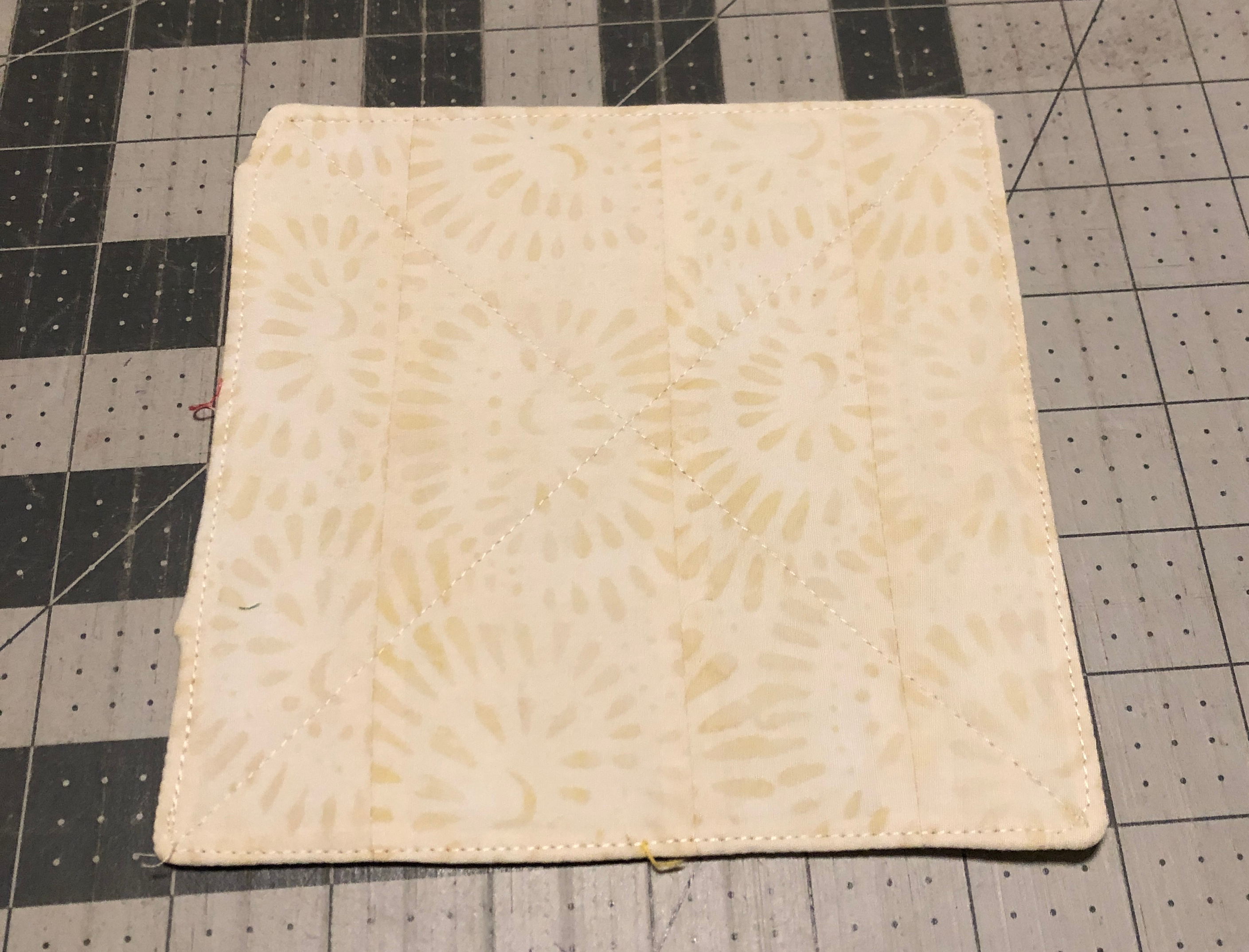 quilted coaster tutorial