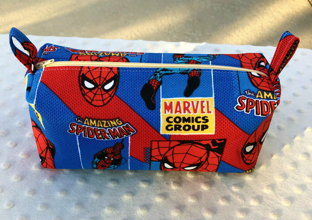 spiderman boxy pouch