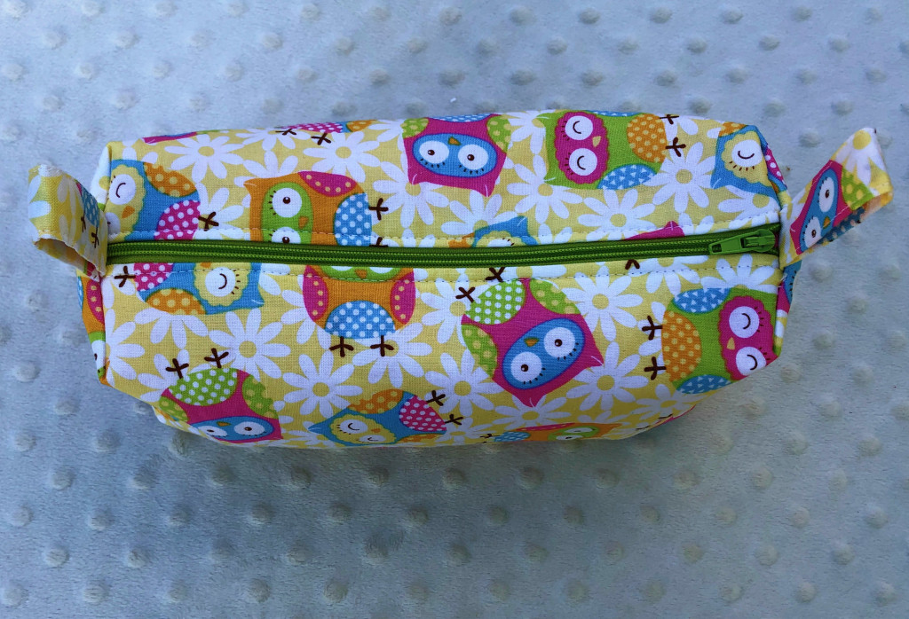 pastel owl boxy pouch